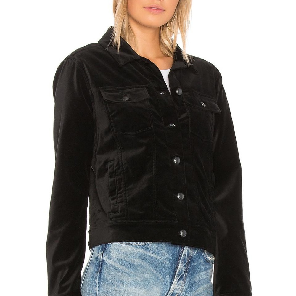 PAIGE Rowan Jacket - Black Velvet